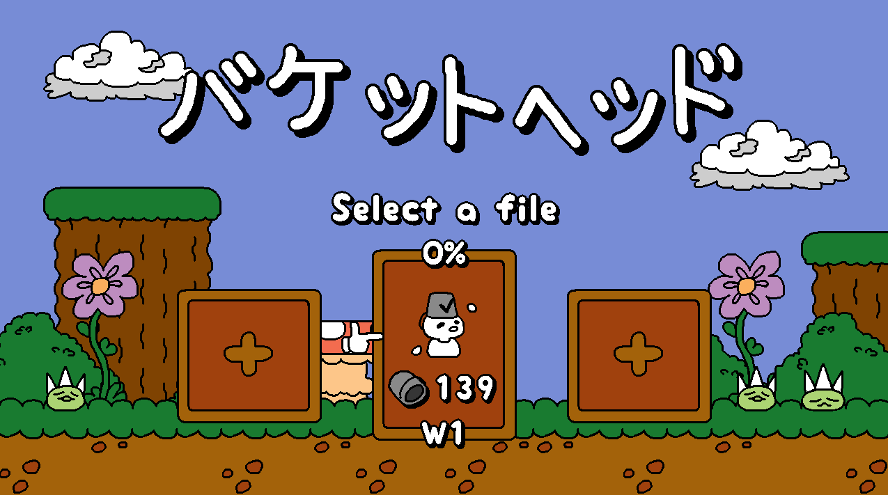 Level select screen for an unfinished project of mine.