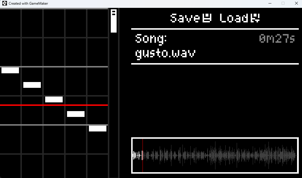 UI for a rhythm game engine I was developing.