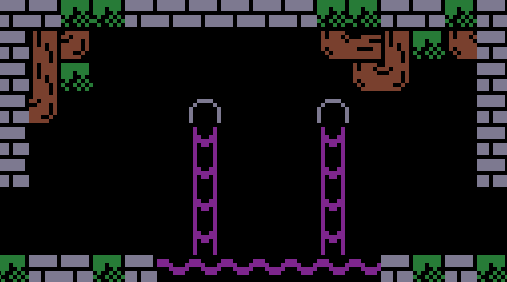 A simplified mockup of a 2d discovery game I wanted to make.