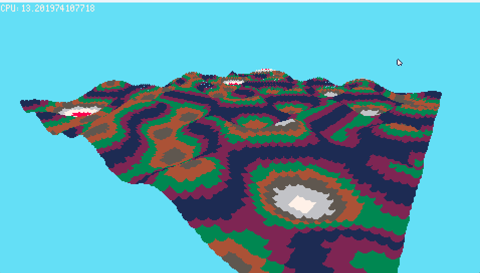 A voxel experiment in Picotron.