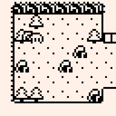 Proof of concept for a potential 1-bit survival game I made in about an hour.
